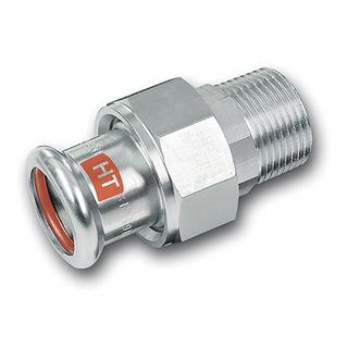 Sanha Verschraubung Therm 28333G 18mmx1/2", m Pressanschl. u Außengewinde