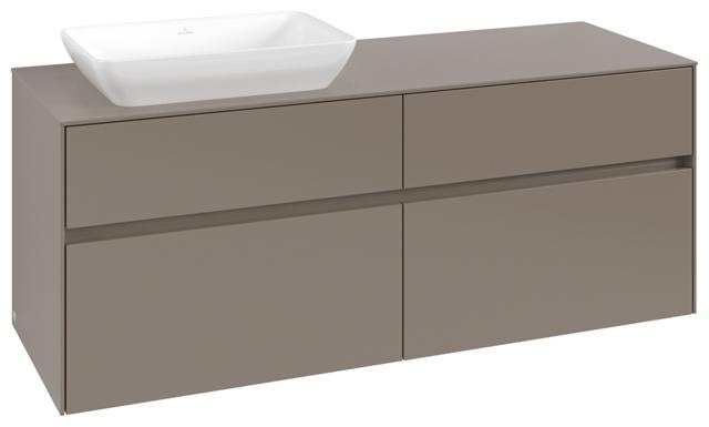 Artikelbild 2 des Artikels „V&B Waschtischunterschrank Collaro 140x54,8x50cm, WT links, truffle grey truffle grey“