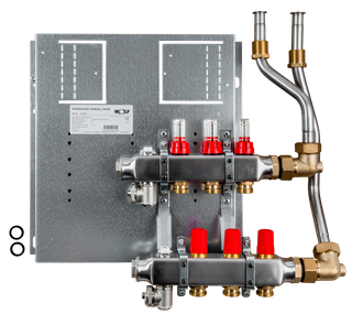 Wolf Heizkreisverteiler CUC-B 3 HK, manuell, mit Durchflussmesser