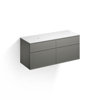 Alape Möbelmodul Arkta 6019137 1400x600 Carrara/Quarzgrau