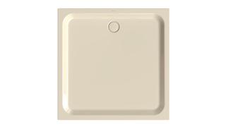 Duschwanne BetteSupra 5827 130x130x6,5cm, Glasur, pergamon