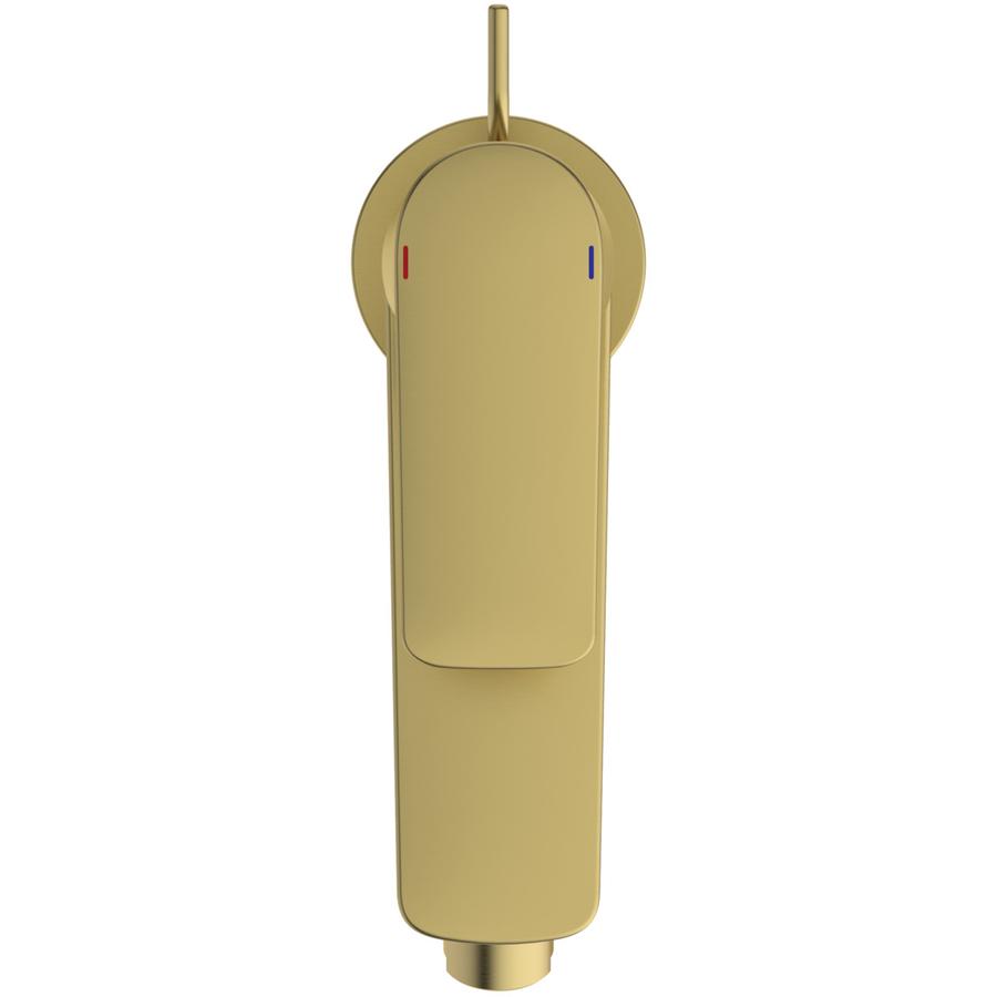 Artikelbild 2 des Artikels „IS Bidet-Einhebelmischer Connect Air Ausl. 114mm, m Abl.-Garnitur, brush. gol brushed gold“