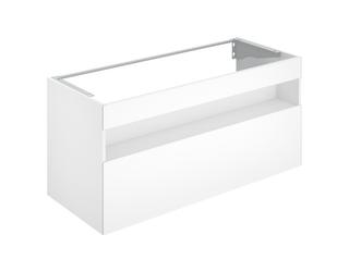 Keuco Waschtisch-Unterschrank Stageline 120x62,5x49cm, D w, Gl we., 1 Frontausz.