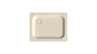 Duschwanne BetteSupra 5710 90x70x6,5cm, Wannenträger, pergamon
