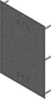 BOSCH Ersatzteil TTNR: 8735300935 Unterputzschrank Tür mit Rahmen 1400x900