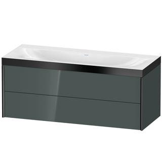 Duravit WT-Unterschrank c-bonded XViu 120x48cm, 2 La, o HL, s m, R P, d Gr hgl