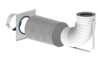 Remeha Stützbogen DN 100/150, PPS, konzentrisch