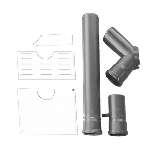 MHG Basis-Set RLA mit Verbindungsleitung, DN 80
