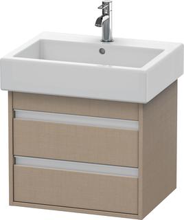 Duravit Waschtisch-Unterschrank Ketho 55x44cm, lei, 2 Schubkästen, wandhängend