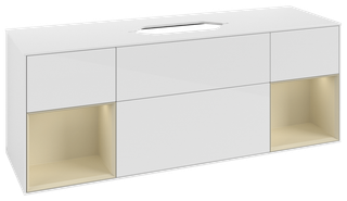 V&B WT-Unterschrank Wandbel. Finion 160x60,3x50,1cm, Rg si G m La, g wh. Lac