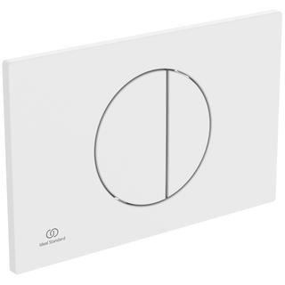 IS WC-Betätigungsplatte Oleas M4 230x7,5x150, mechanisch, weiß matt