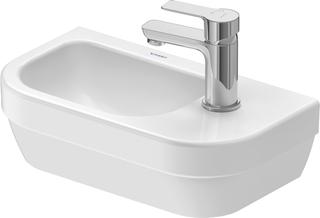 Duravit Handwaschbecken D-Code 40x22cm, m Hahnl., m ÜL, we. HygGlaze