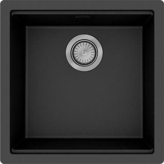 hansgrohe Unterbauspüle S53 SilicaTec, 436x436mm, graphitschwarz