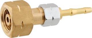 GOK Flaschenanschluss KLFx4mm Tülle, Messing, mit Trennstelle