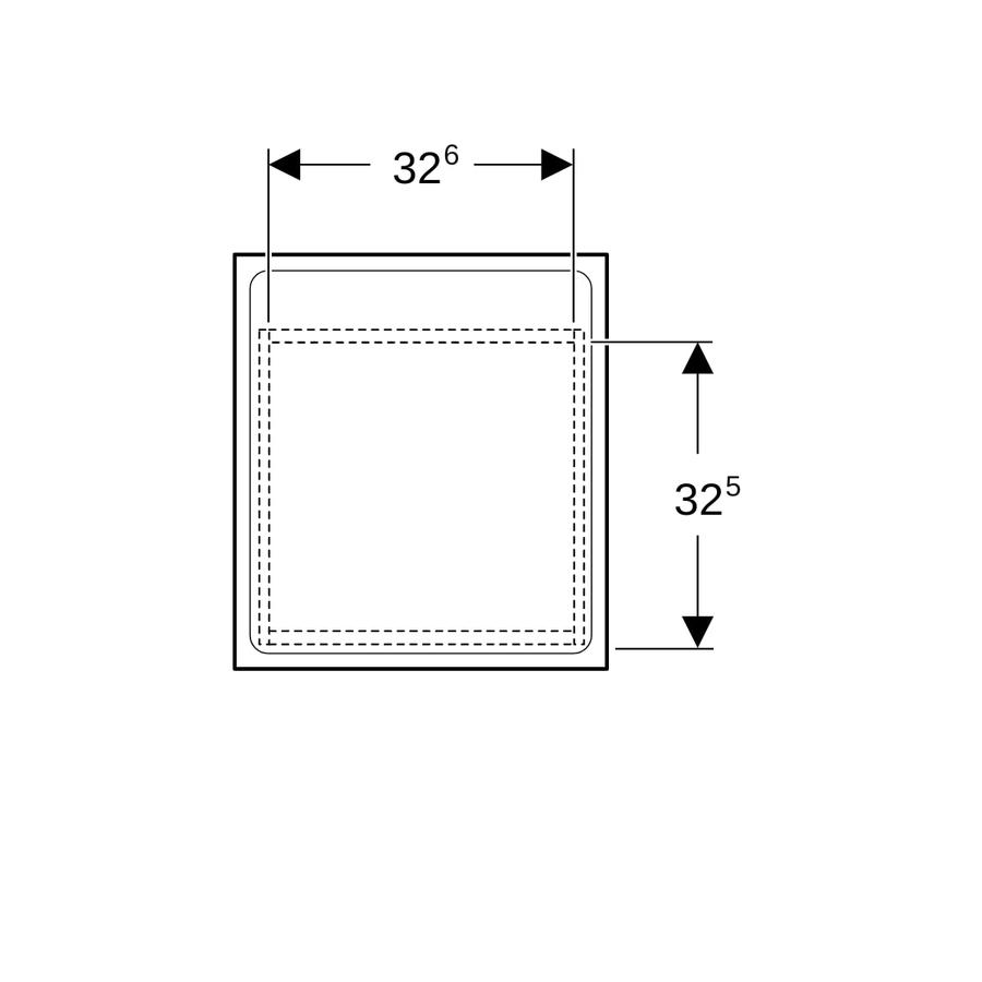 Artikelbild 3 des Artikels „Geberit Seitenschrank Renova Plan 40x55x44,5cm, 1 Lade, we., lack. hochgl. weiß, lackiert hochglänzend“
