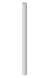 Schell Spülrohr Spülrohr 28x805mm, lang, Kunststoff