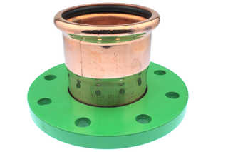 AIPS Übergangsflansch VSH XPress 7510 108mm, Cu, EPDM-O-Rg, PN 10/16, M-Kontur