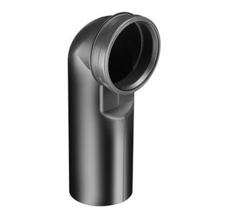 Schell Wand-WC-Ablaufbogen PE, DN 90/90mm, m Doppellippen-Dichtung