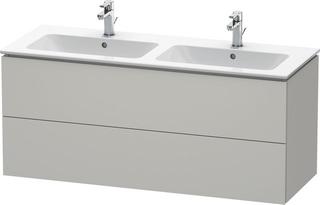 Duravit Waschtisch-Unterschrank L-Cube 129x48,1x55cm, 2 SBK, wd, bg m, N mitt