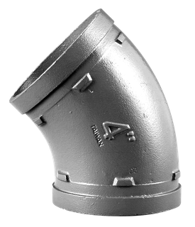 AIPS Bogen VSH Shurjoint 7111 33,7mm, 45Gr, vz, duktiles Gusseisen