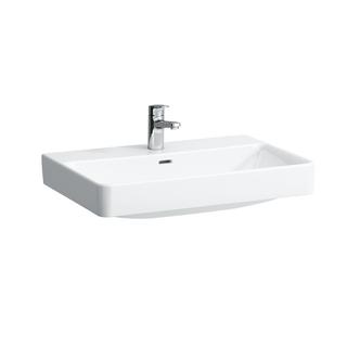 Laufen Waschtisch PRO S 70x47c, mit Überlauf, 3 Hahnlöcher, weiß