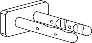 Bemm Seitenkonsole 65mm Wandabstand, weiß