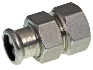 AIPS Verschraubung VSH XPress R2438 35mmxRp 1 1/4, m IG u. Flachdicht, ES