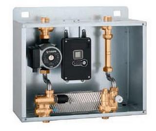 Caleffi Frischwasserstation SATK 10 Plattenwärmetauscher 75 kW, 27 l/min