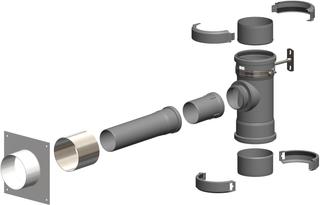 ATEC Anschluss-Set Mehrfachbelegung DN 125, DN 80/125