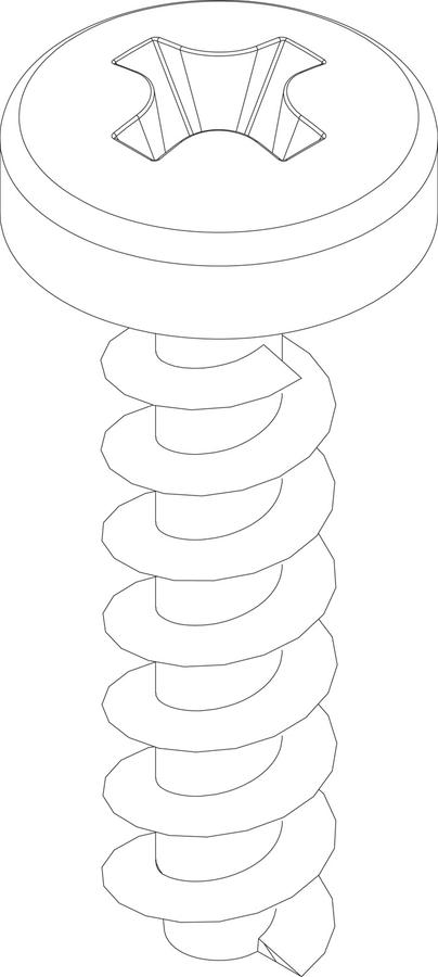 Artikelbild 1 des Artikels „BOSCH Ersatzteil TTNR: 87377001030 Schraube 4x15 (10x) “