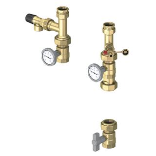 Flamco Anschlussset o. int. Ppe., Absp., Sich.-Einrich.