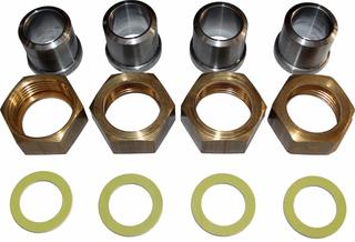 Wolf Anschlusset Fittings SW-An (St 52-3) 1", b 120 kW, f PWT