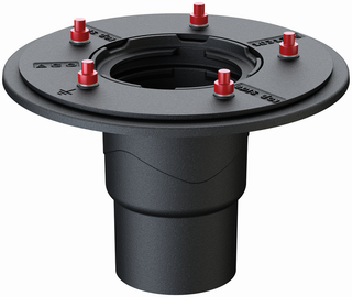 ACO Dachablauf Passavant Spin DN100 Guss Pressdichtflansch