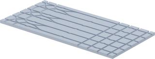 Uponor Rohrf.-Platte Klett Var. Heat Pr 600x1200x27mm