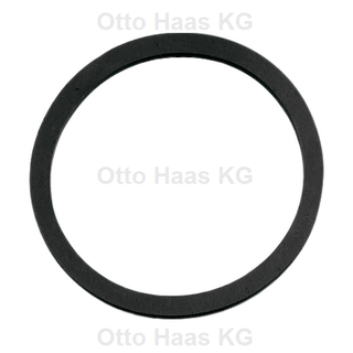 HAAS Siphon-Dichtung 66x55x3mm, f 62 Untertasse, EPDM, sw