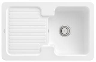V&B Spüle Condor 45 m Abl.garn, Hand., st. white CeramicPlus