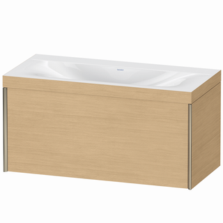 DU WTU XViu/Viu, 1 Ausz, 503x1000x480mm o.HL, champ.m./Eiche ter.,Ra. 30 ES Ah.