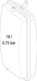 BOSCH Ersatzteil TTNR: 87186689340 Ausdehnungsgefäß HC