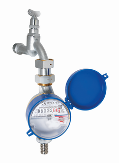 Wasser-Geräte Zapfhahnzähler ECO TWO in 1, Q3 2,5, m3/h 1,5, 1/2", 110mm