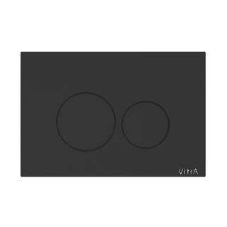 VitrA Betätigungsplatte Origin 244x9x165mm, ABS, schwarz matt
