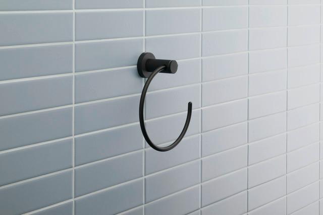 Artikelbild 4 des Artikels „Duravit Handtuchring D-Code 16,9x18,2x6,7cm, schwarz matt schwarz matt“