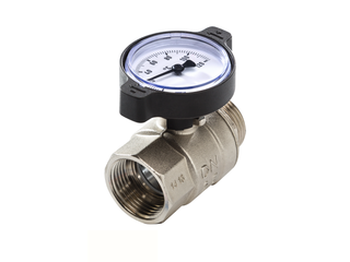 TECE Kugelhahn TECEfloor Rp 1xR 1, mit Thermometer