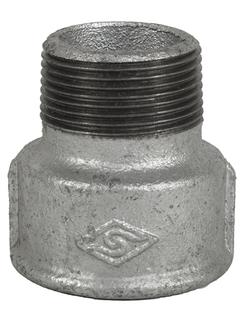 Jung Reduziermuffe M 2x1 1/2", mit Innen-/Außengewinde