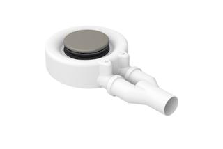 Bette DW-Abl-Garnitur B574-BetteScope cashm, 0,85 l/s., seitliche Entwässerung
