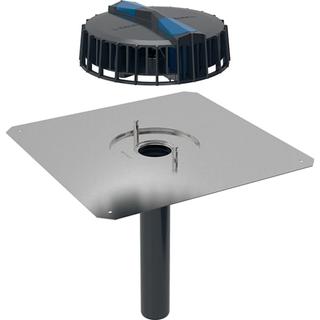 Geberit Dachwassereinlauf Pluvia d= 56mm, 12 l/s, mit Anschlussblech