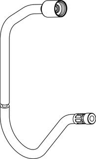 IS Schlauch, G1/2ZYL, M15TW, DN8, 1500m, Chrom