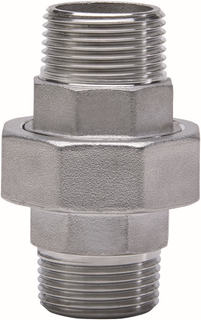 gebog316 Edelstahl-Gewindefitting 335 - Verschr. flach dichtend 1 1/2"