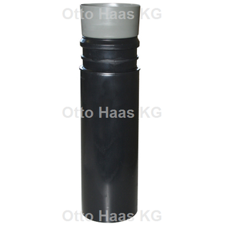HAAS WC-Anschlussstück OHA 110/110mm, sw, verschweißb, mit Dichtung