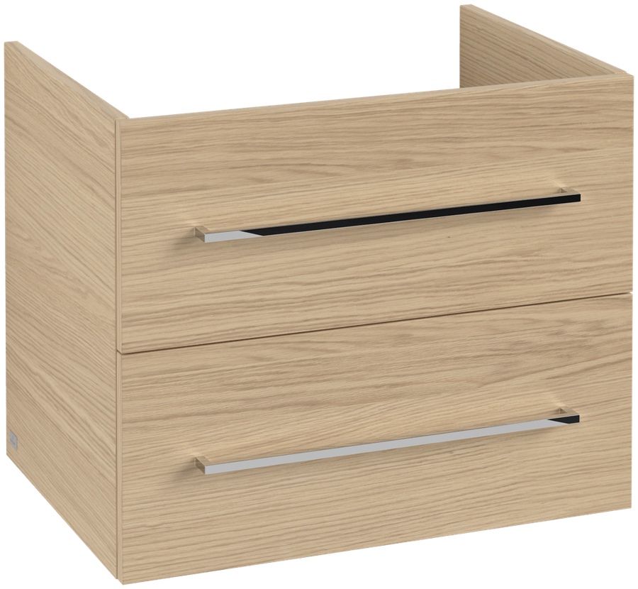 Artikelbild 1 des Artikels „V&B Waschtisch-Unterschrank Avento 63x51,4x48cm, 2 A, wd, G vc gl., Nord Oa Griff Chrome Glanz | Nordic Oak“