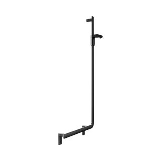 Keuco Winkelgriff AXESS Care 581x1301mm, BrSt r, m Br-Sch, sw ma